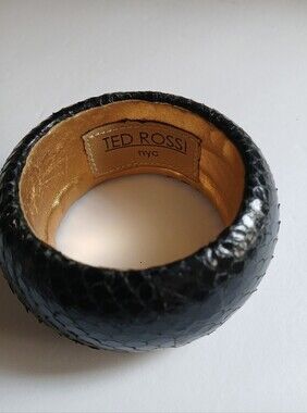 Ted Rossi NYC Snakeskin Bangle